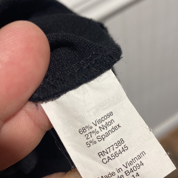 J Crew zippered dress black gold hardware has stretch size 6 - Picture 6 of 6